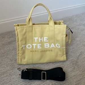 Marc Jacobs The Medium Tote Bag, light yellow color